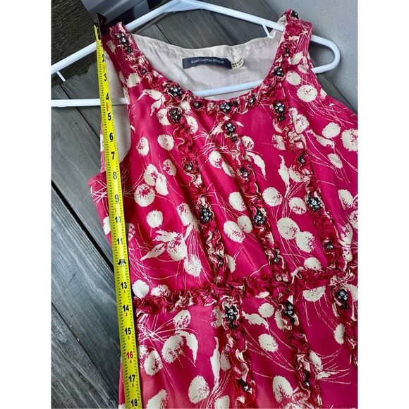 Boden Limited Edition Silk Bling Beaded 2025 Sparkly Sleeveless Lined Dress Size - Picture 13 of 14